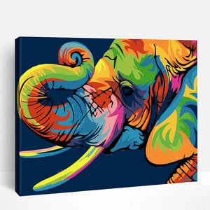 Rainbow Elephant | Paint By Numbers