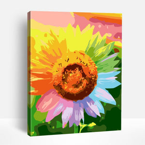 Colorful Sunflower | Paint By Numbers