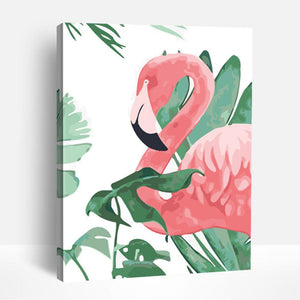 Beautiful Flamingos | Paint By Numbers