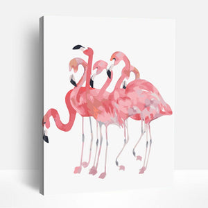 Pink Flamingo Packs | Paint By Numbers