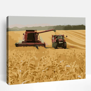 Harvesting Truck | Paint By Numbers