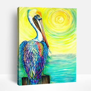 Colorful Pelican | Paint By Numbers