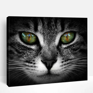 Green Eyed Cat | Paint By Numbers