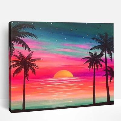 Havana Tropical Sunset | Paint By Numbers