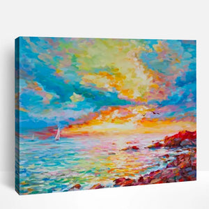 Vivid Coastal Bliss | Paint By Numbers