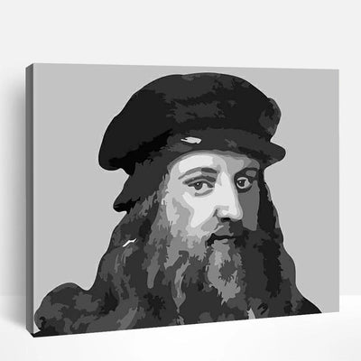 Leonardo Da Vinci Portrait | Paint By Numbers