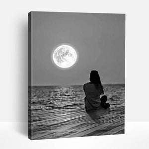 Moonlit Beach | Paint By Numbers