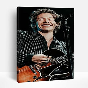 Harry Styles and Guitar | Paint By Numbers