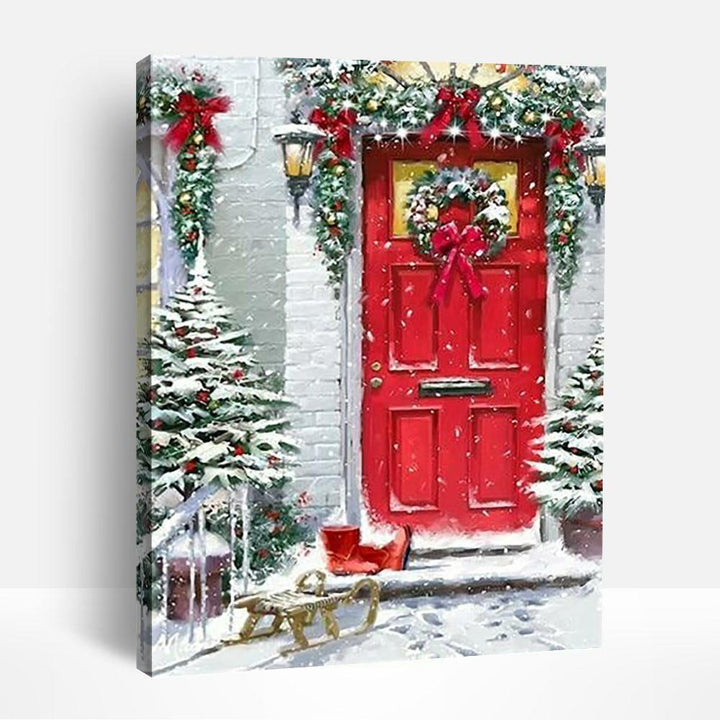 Red Door | Paint By Numbers