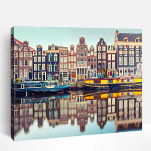 Amsterdam Canal | Paint By Numbers