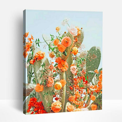 Colorful Succulents | Paint By Numbers