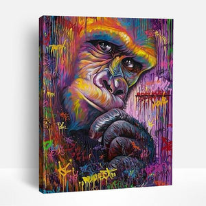 Colorful Ape | Paint By Numbers