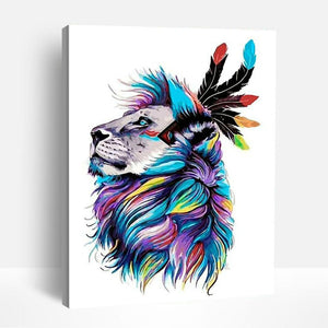 Lion Totem | Paint By Numbers