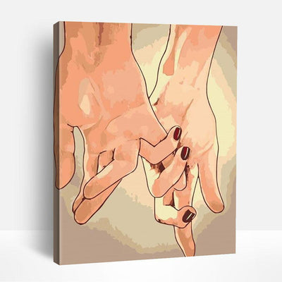 Holding Hands | Paint By Numbers