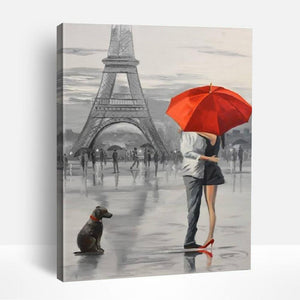 Romance in Rain | Paint By Numbers