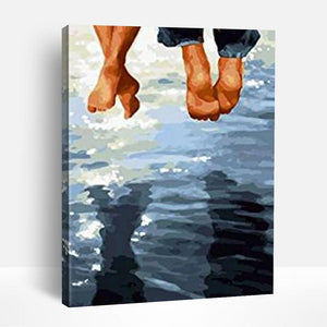 Couple with Ocean Reflections | Paint By Numbers