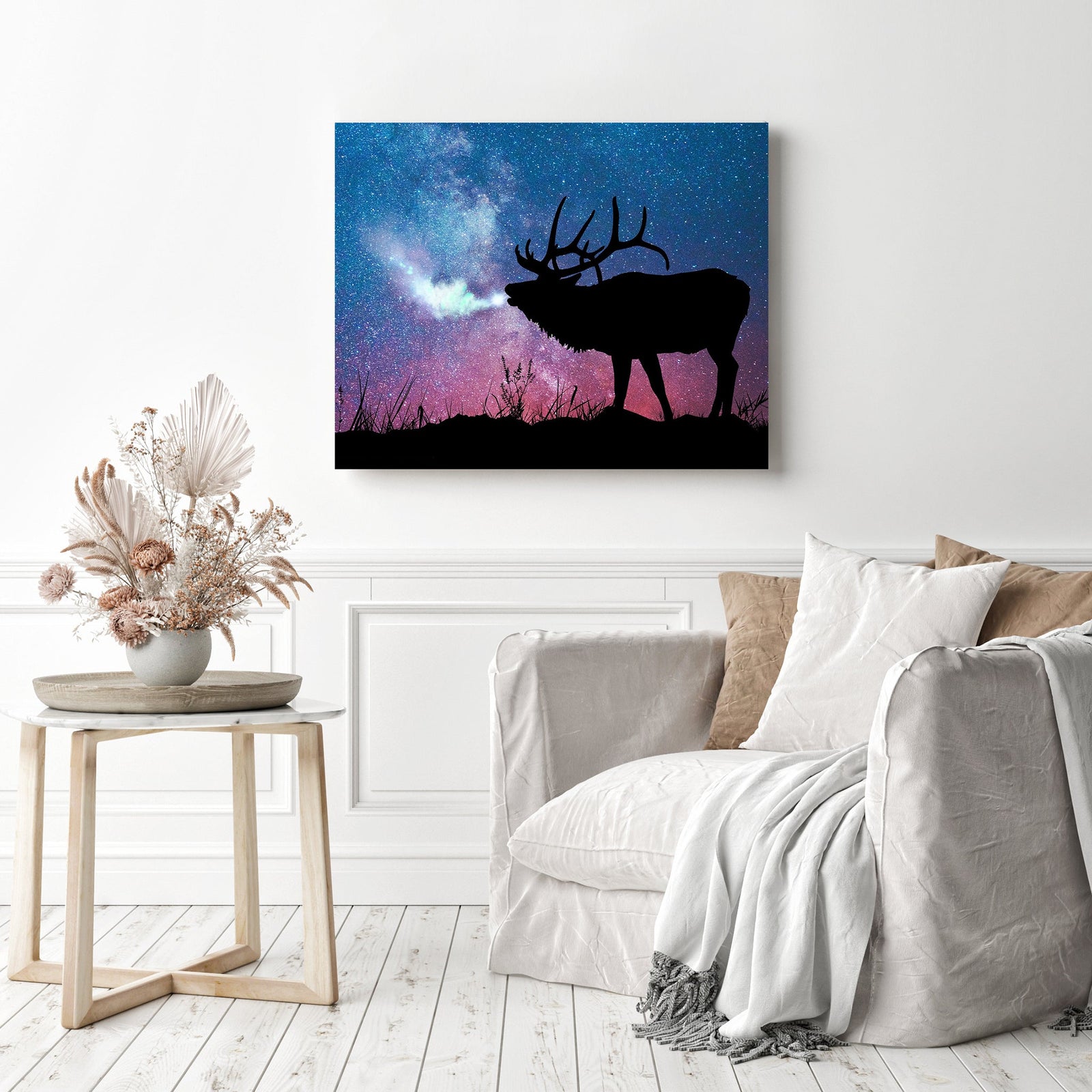 Cold Cold Night | Diamond Painting Displayed as Home Decor