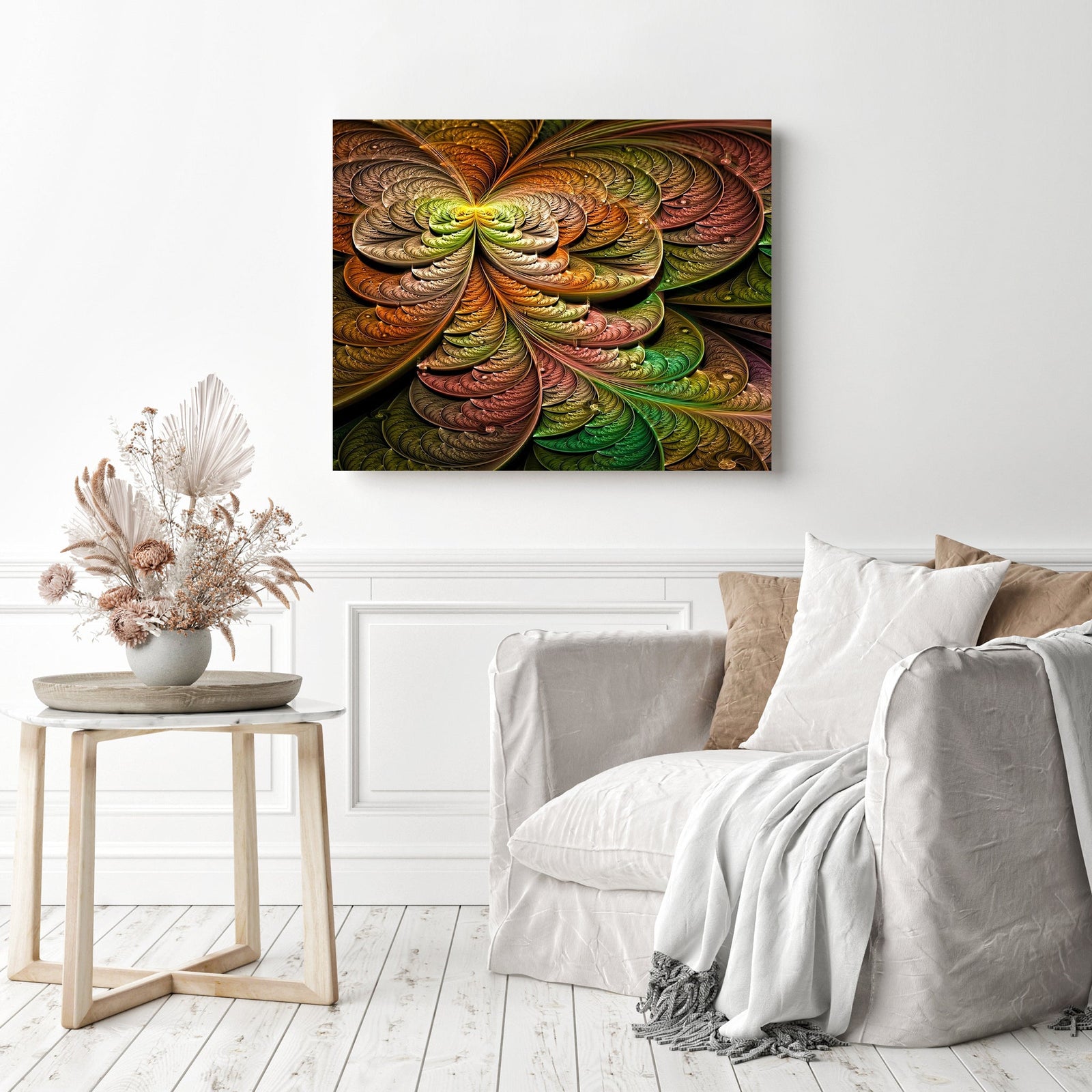 Abstract Creations | Diamond Painting Displayed as Home Decor