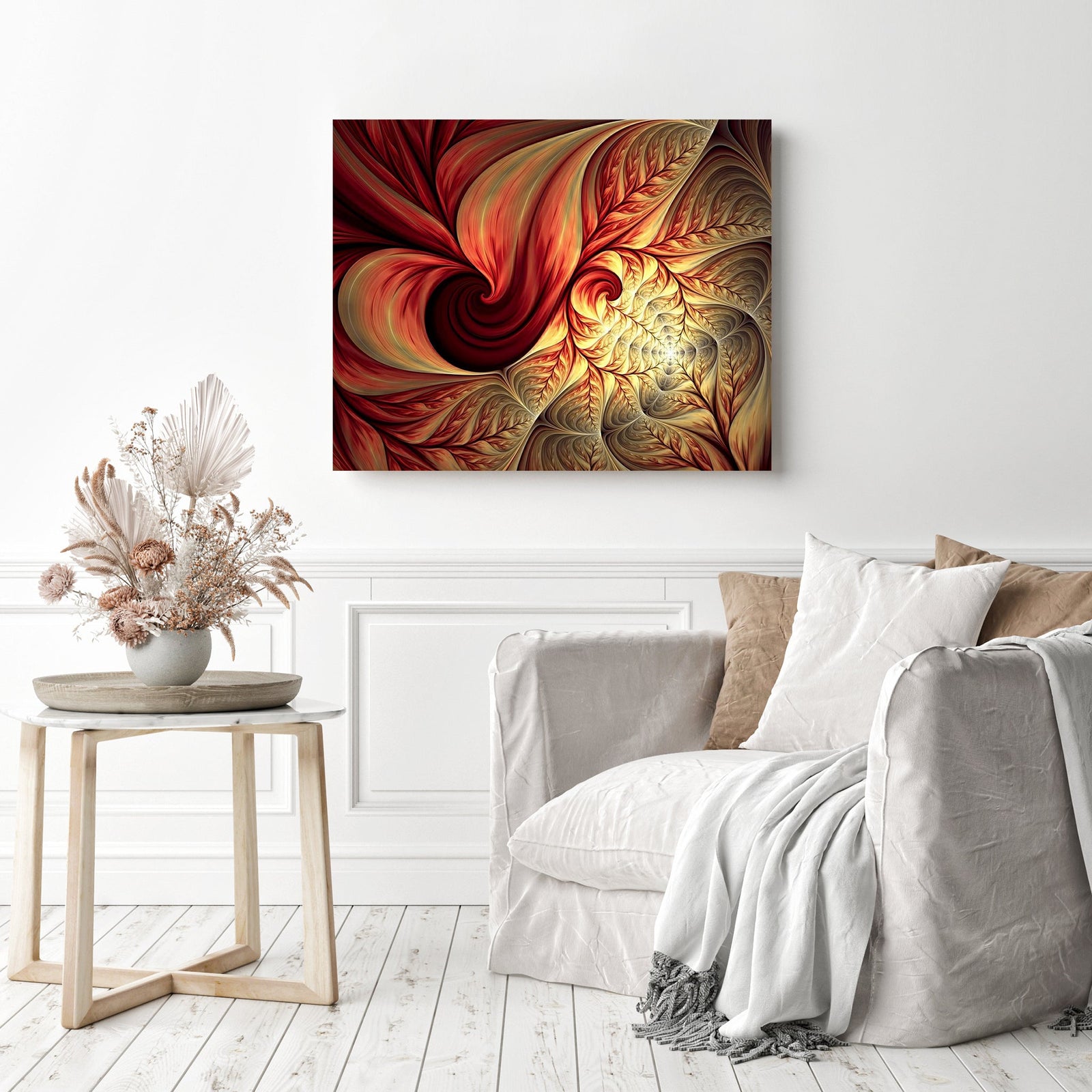 Abstract Wonders | Diamond Painting Displayed as Home Decor