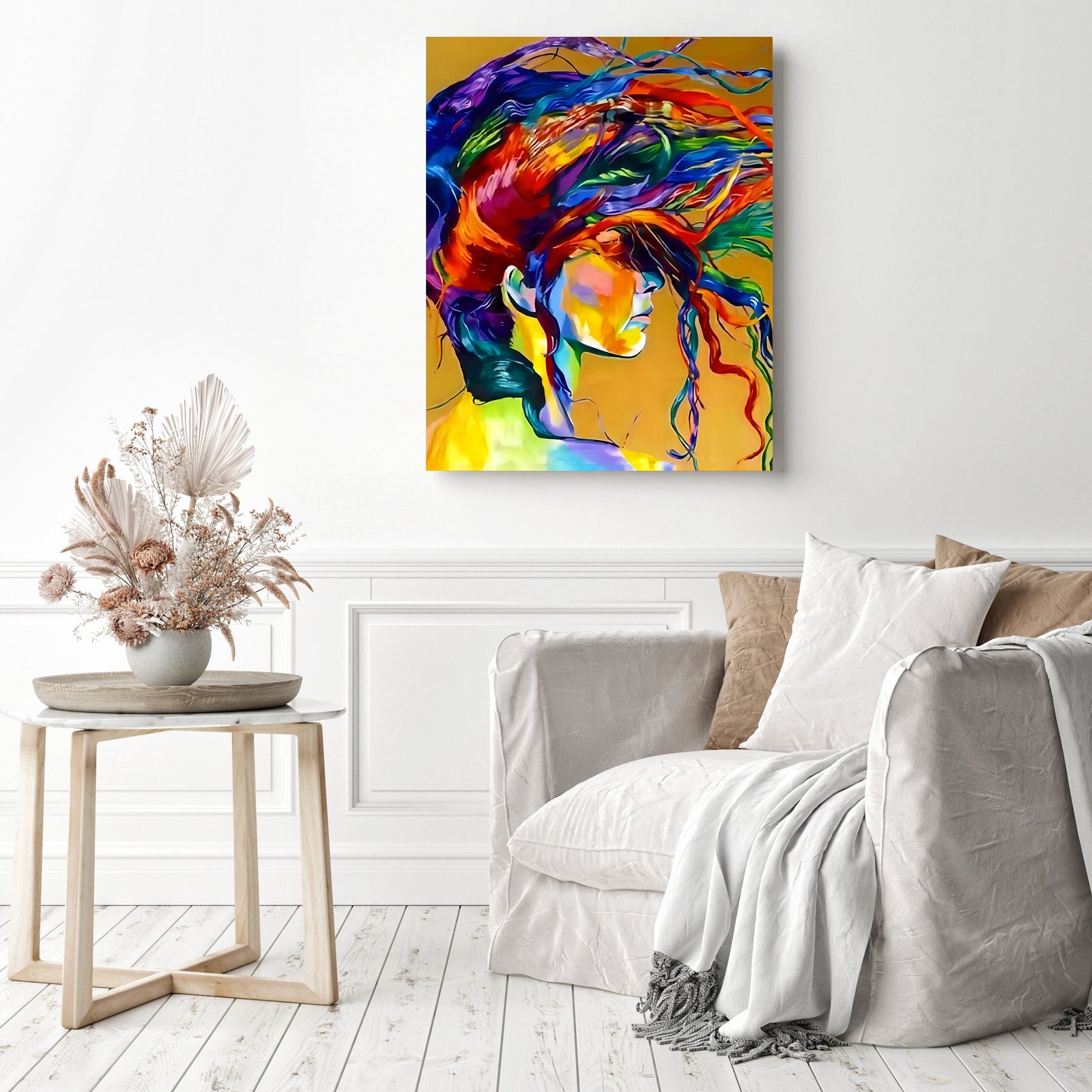 Spirited Away | Diamond Painting Displayed as Home Decor