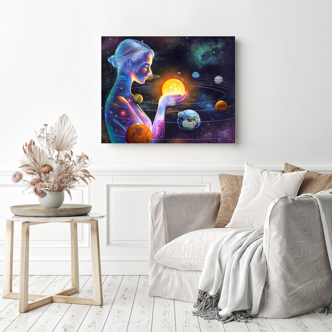 Planets Woman | Diamond Painting