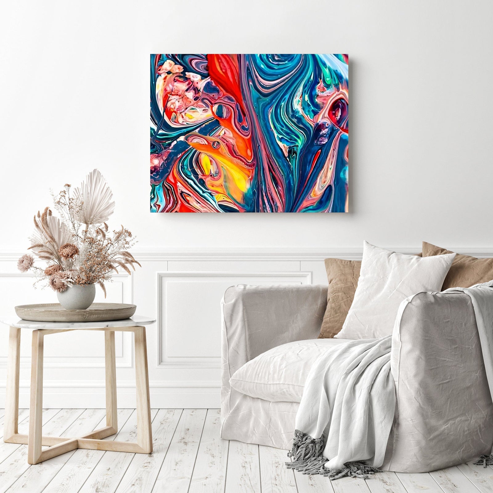 Color Blend | Diamond Painting Displayed as Home Decor