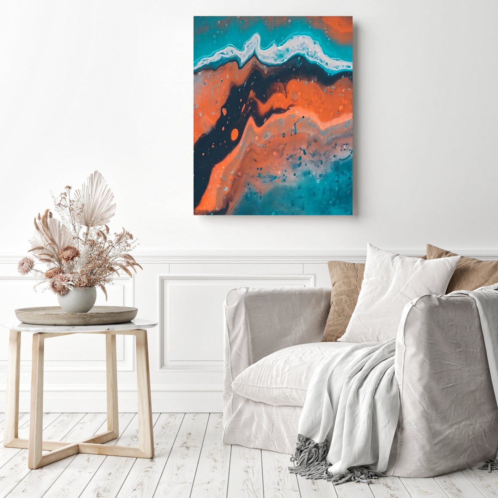 Spirited Omen | Diamond Painting Displayed as Home Decor