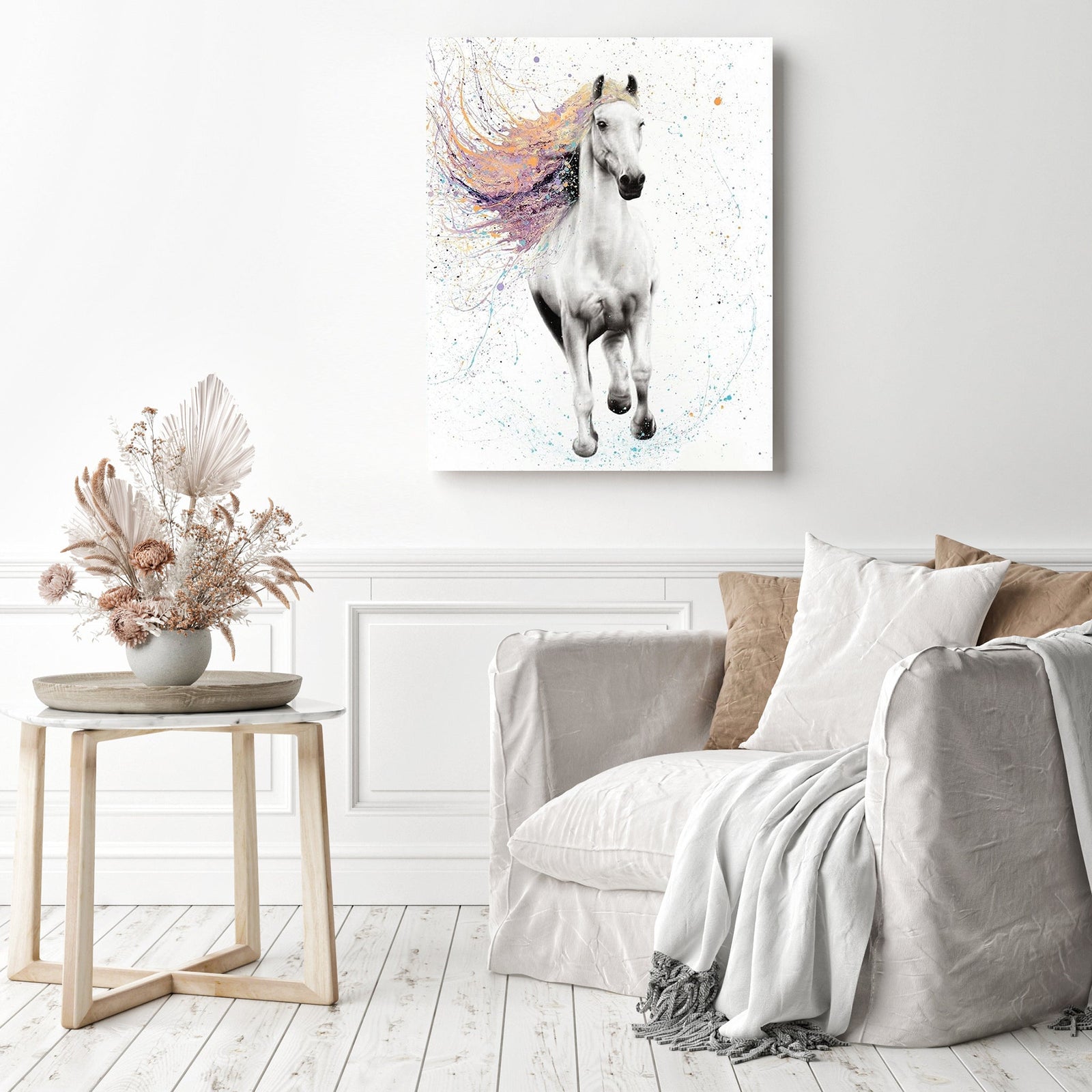 Horse of Rhythm | Diamond Painting Displayed as Home Decor