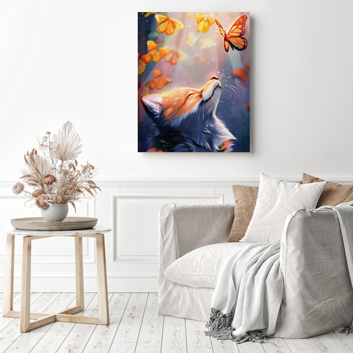 Fox & Butterfly | Diamond Painting