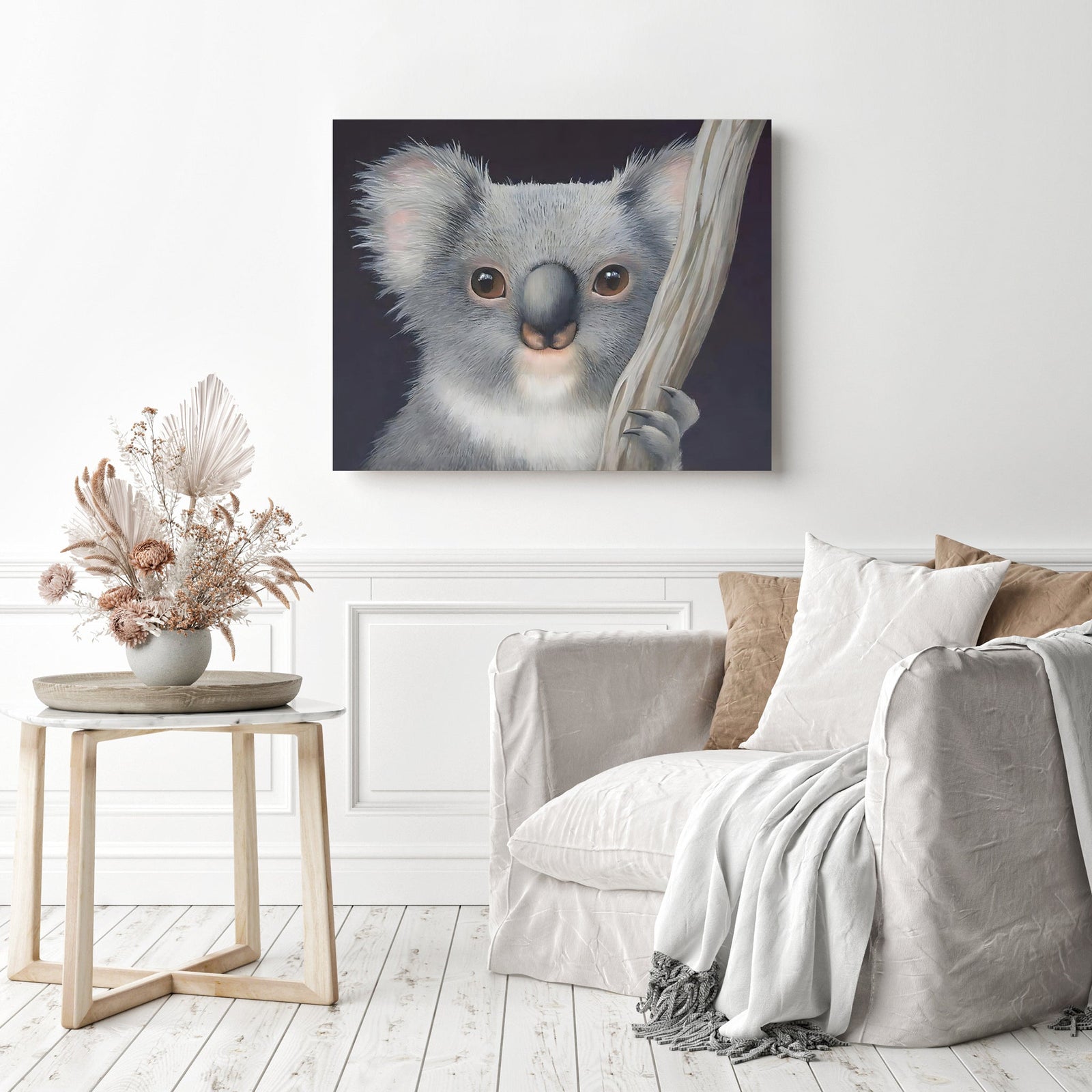 Koala | Diamond Painting Displayed as Home Decor