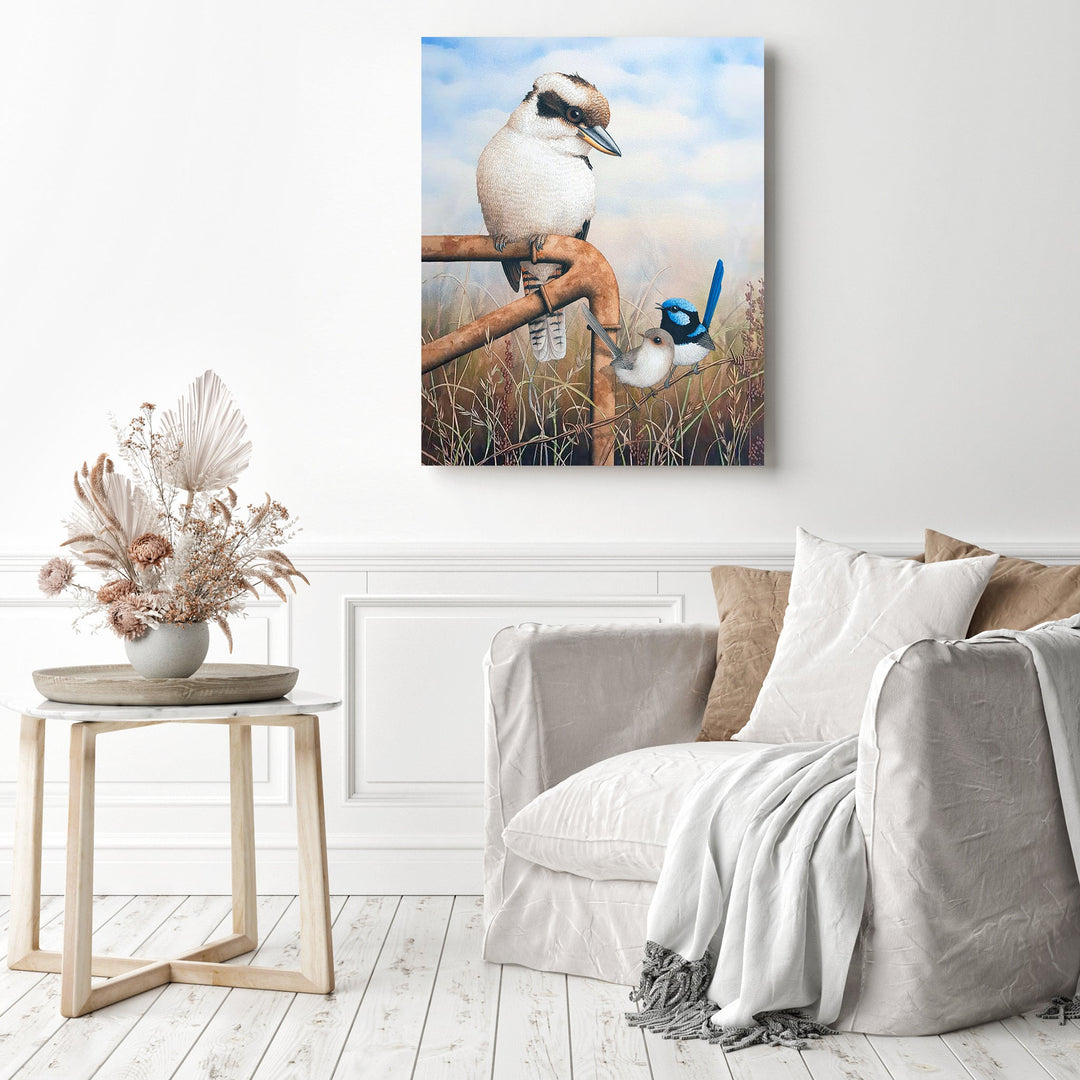 Kookaburra & Wrens | Diamond Painting