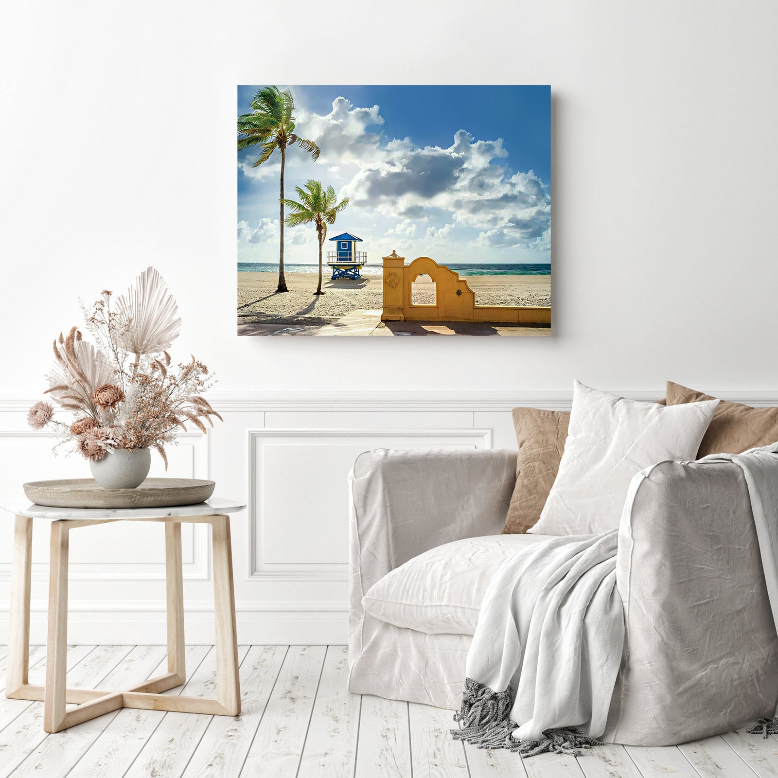 Florida Mornings | Diamond Painting Displayed as Home Decor