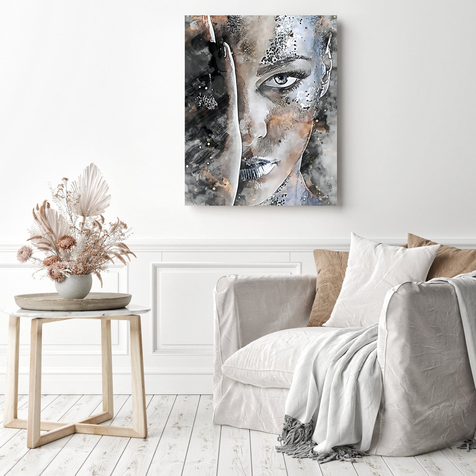 Girl | Diamond Painting Displayed as Home Decor