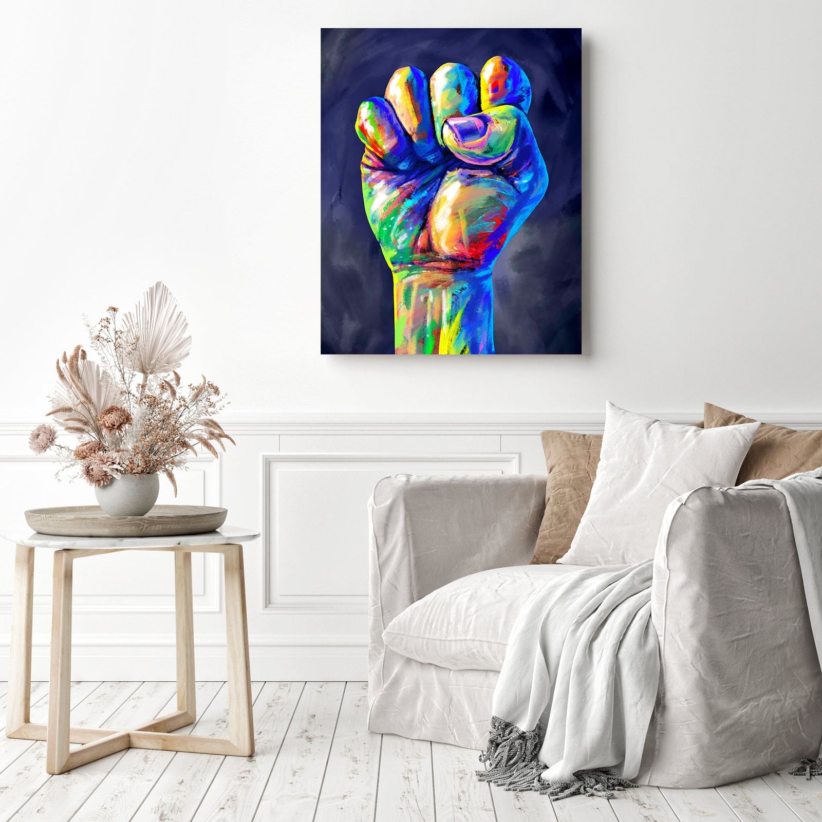 The Resistance | Diamond Painting Displayed as Home Decor