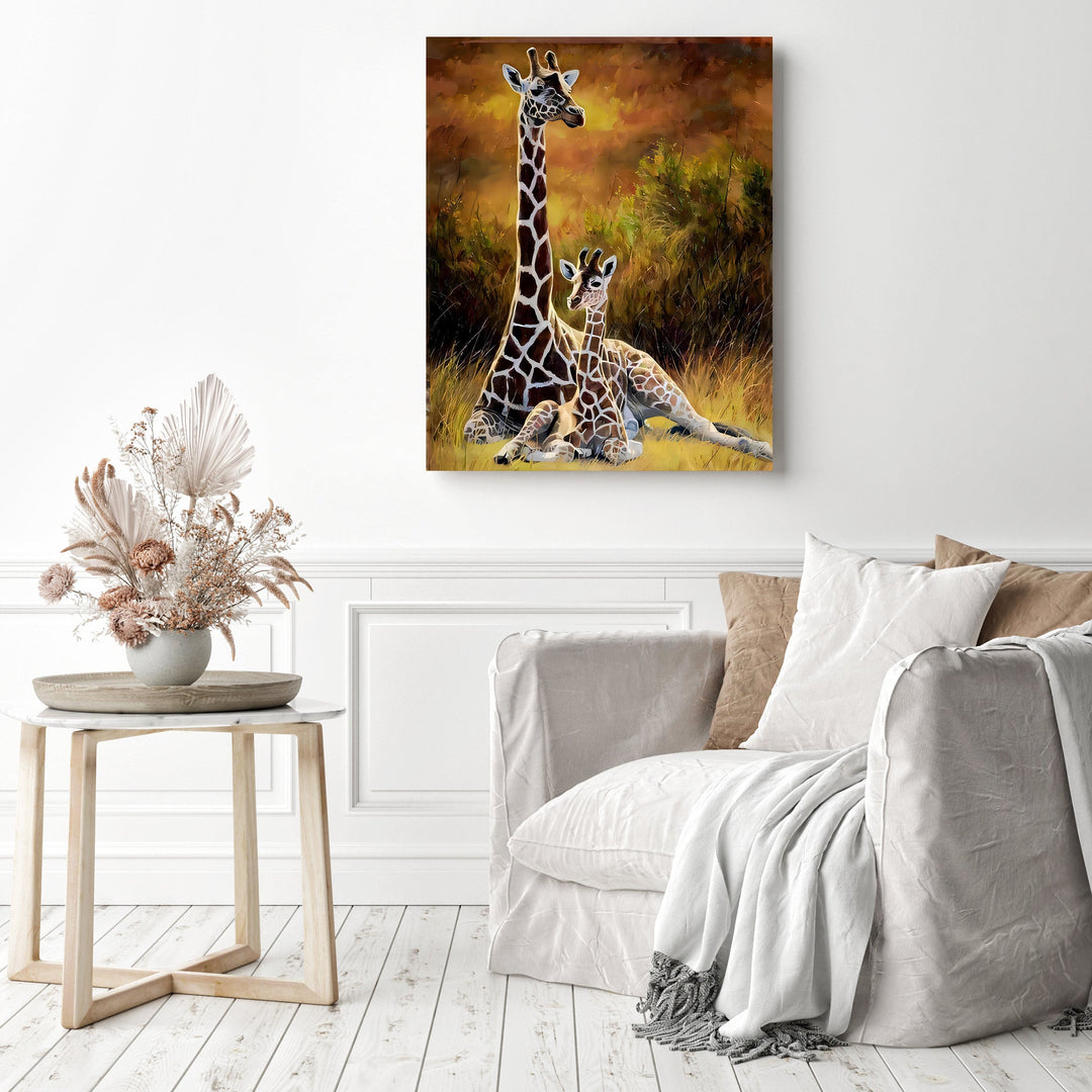 Giraffe Family | Diamond Painting