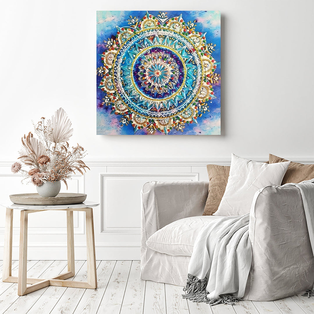 Crystal Abstract Mandala | Diamond Painting