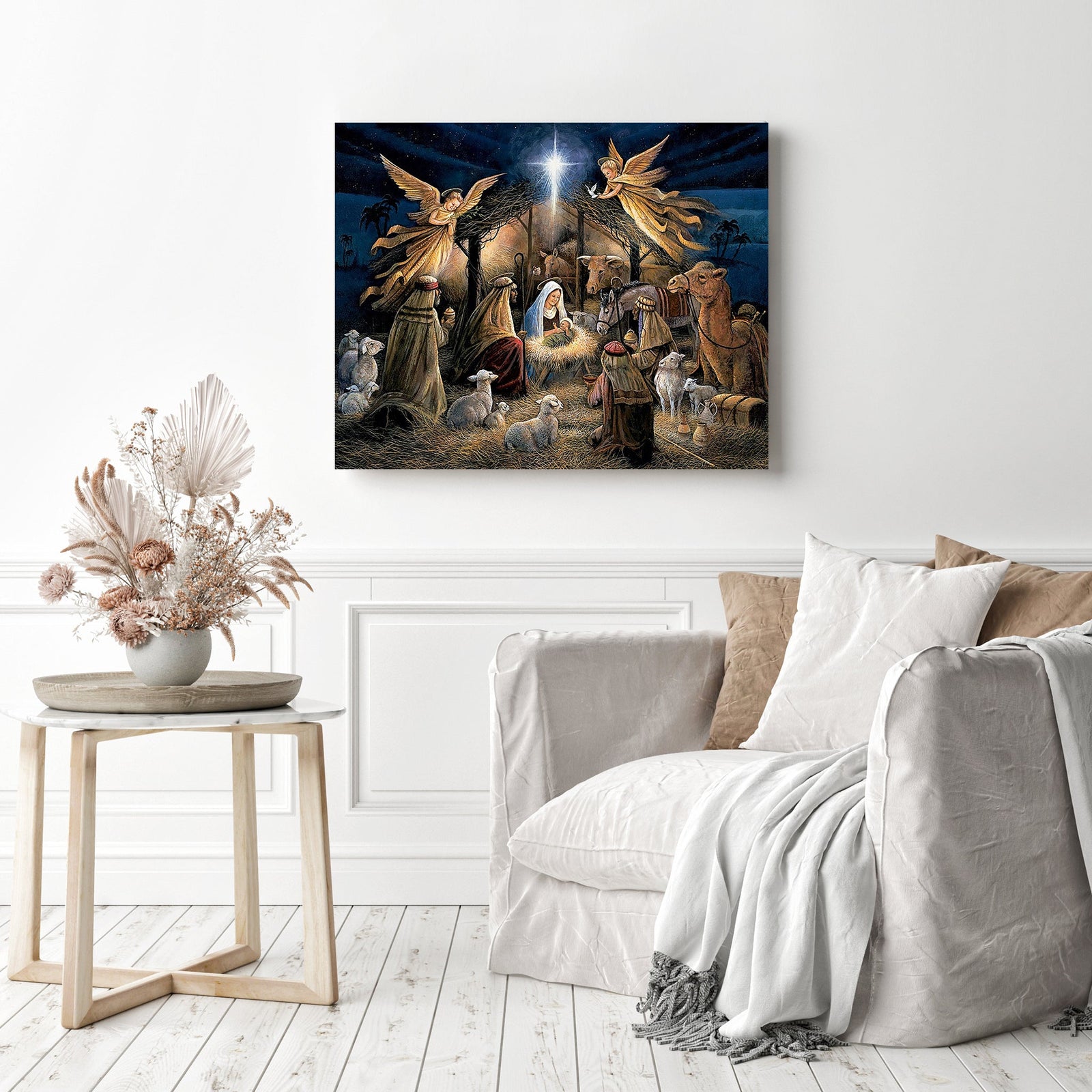 Heavenly Christianity | Diamond Painting Displayed as Home Decor