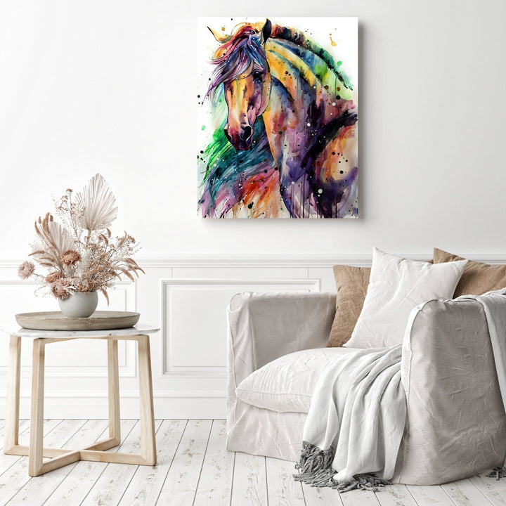 Beautiful Colorful Horse | Diamond Painting