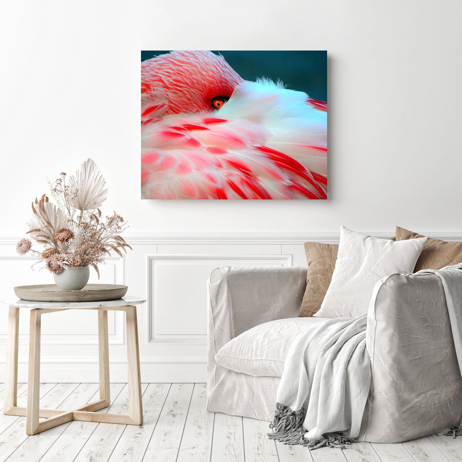 Half Asleep | Diamond Painting Displayed as Home Decor