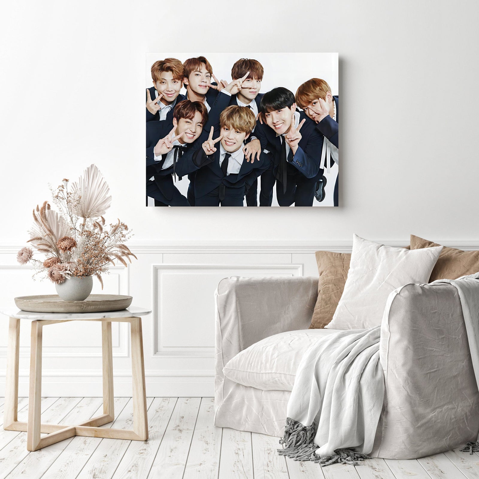 BTS Moments | Diamond Painting Displayed as Home Decor