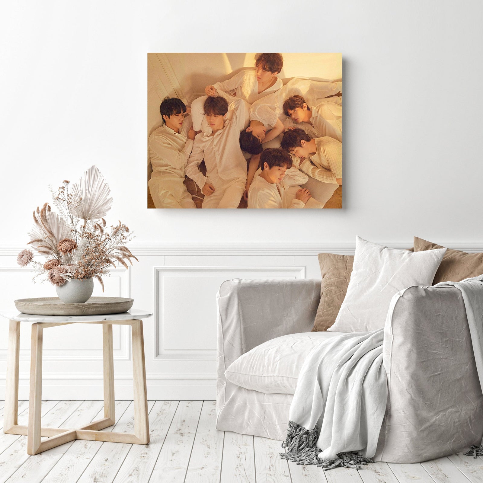 BTS Dream | Diamond Painting Displayed as Home Decor