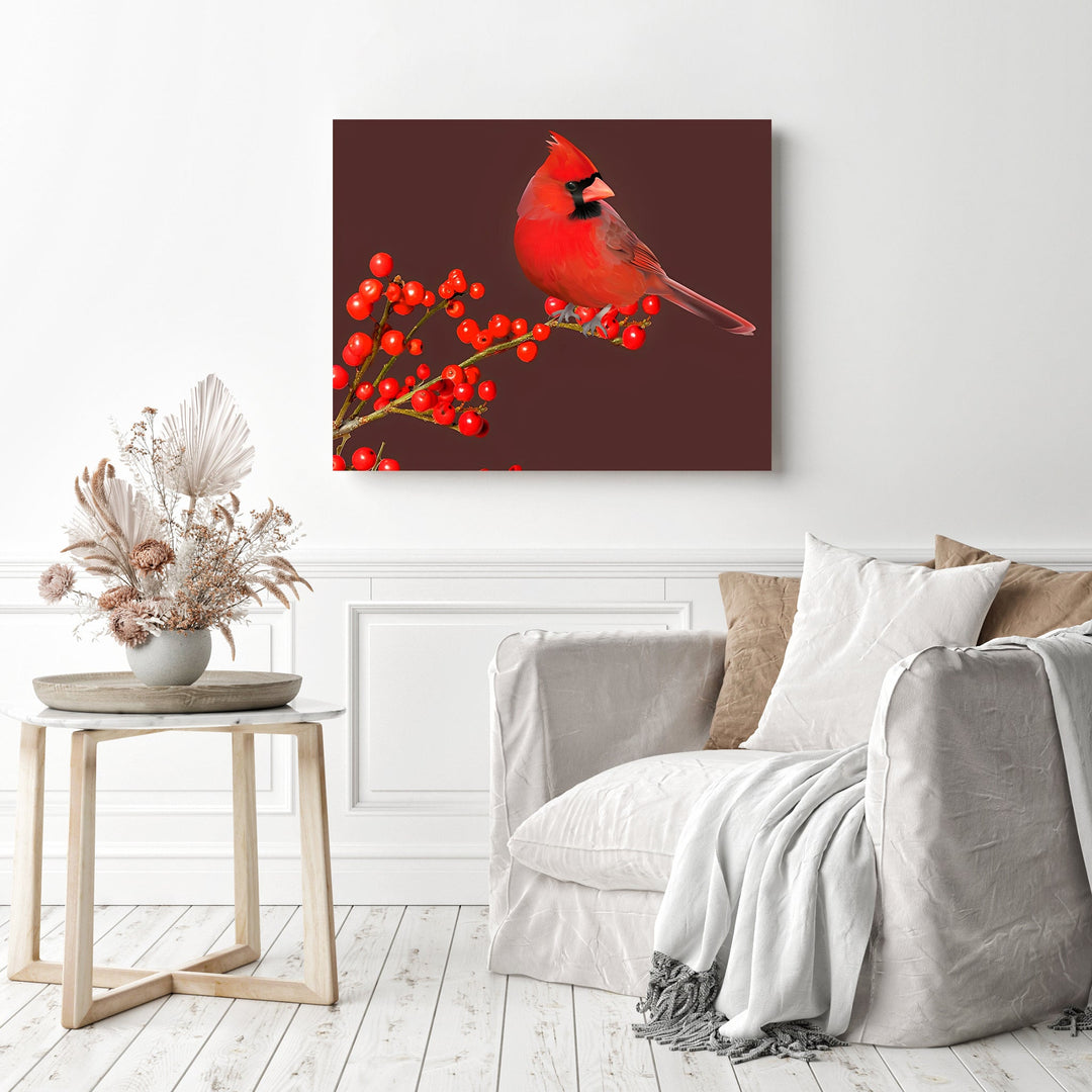 Northern cardinal | Diamond Painting