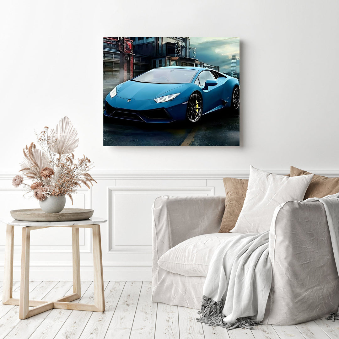 Blue Lamborghini | Diamond Painting