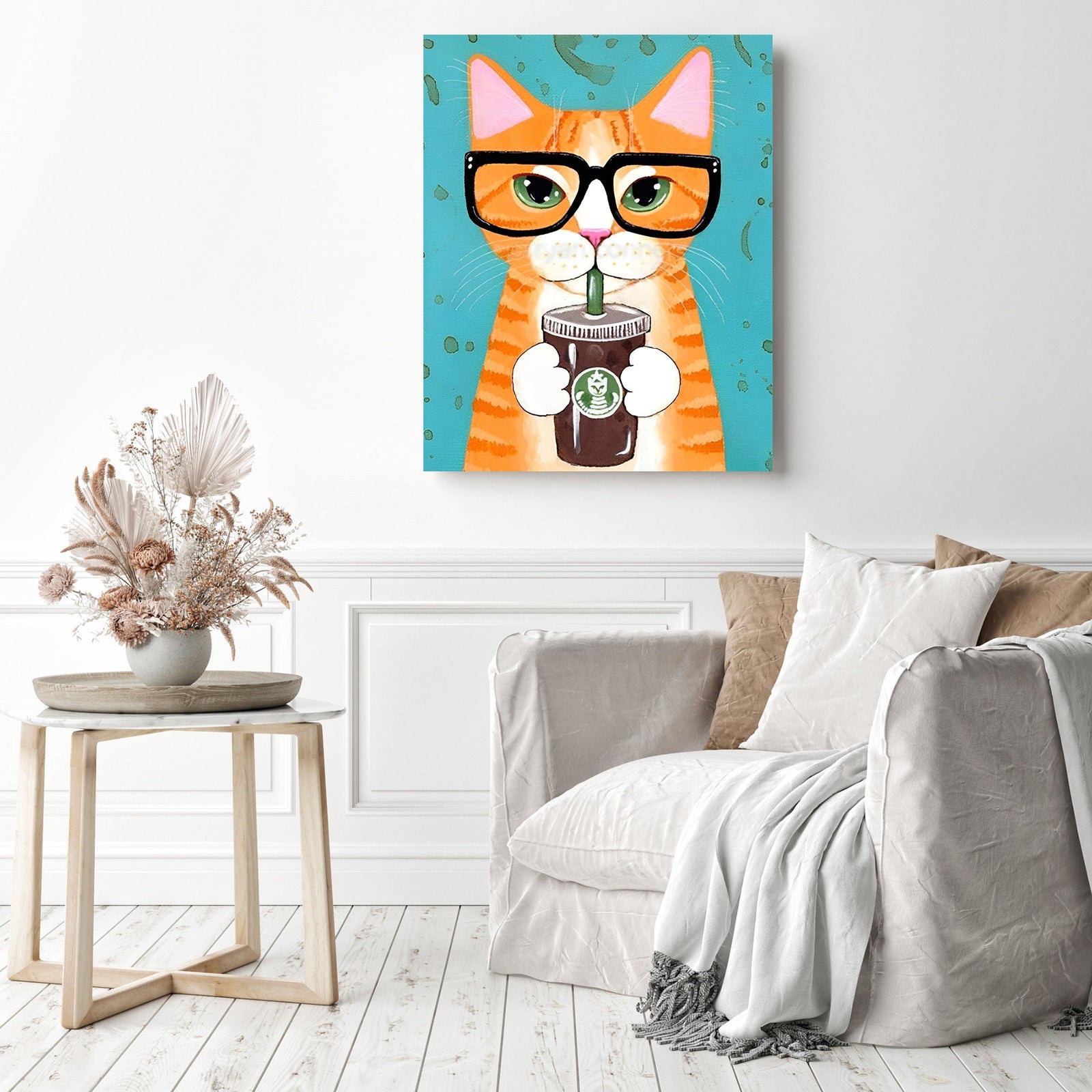 Cartoon KItty | Diamond Painting Displayed as Home Decor