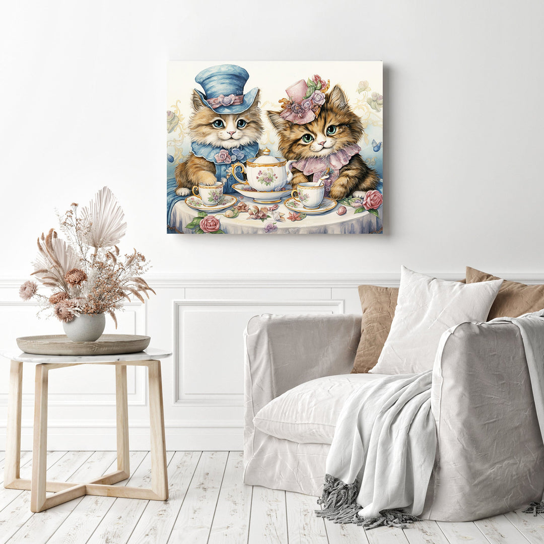 Kitty Tea Party | Diamond Painting