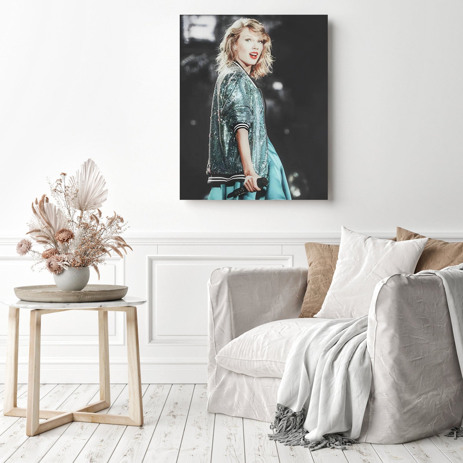 Taylor Swift Concert | Diamond Painting Displayed as Home Decor