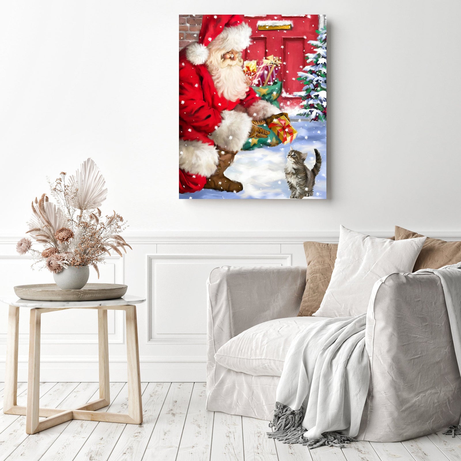 Christmas Gift for Everyone | Diamond Painting Displayed as Home Decor