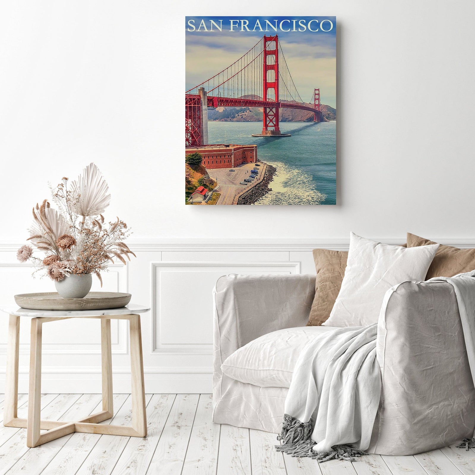 San Francisco Travel | Diamond Painting Displayed as Home Decor