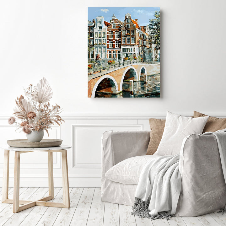 View of Amsterdam Canal | Diamond Painting