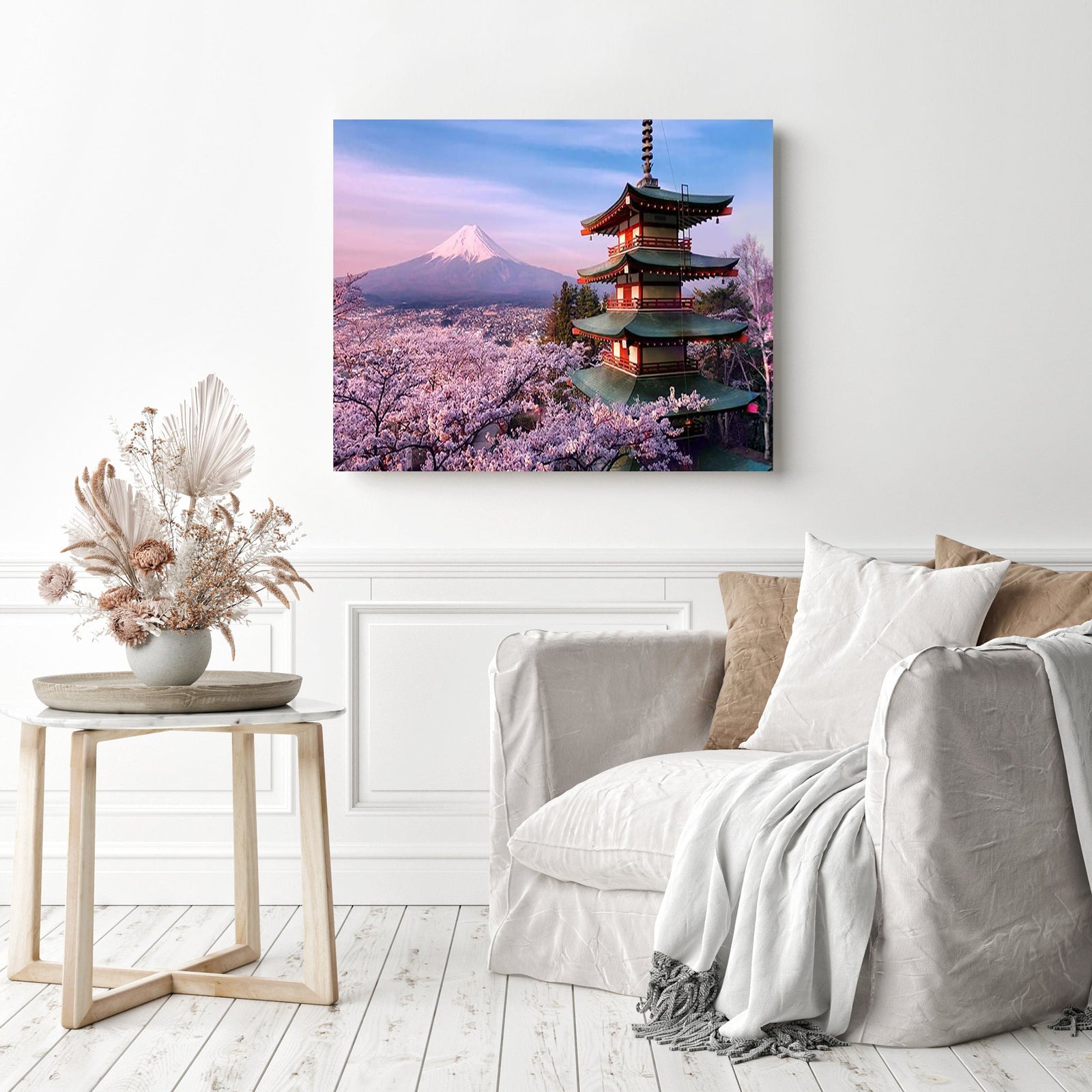 Tokyo | Diamond Painting Displayed as Home Decor